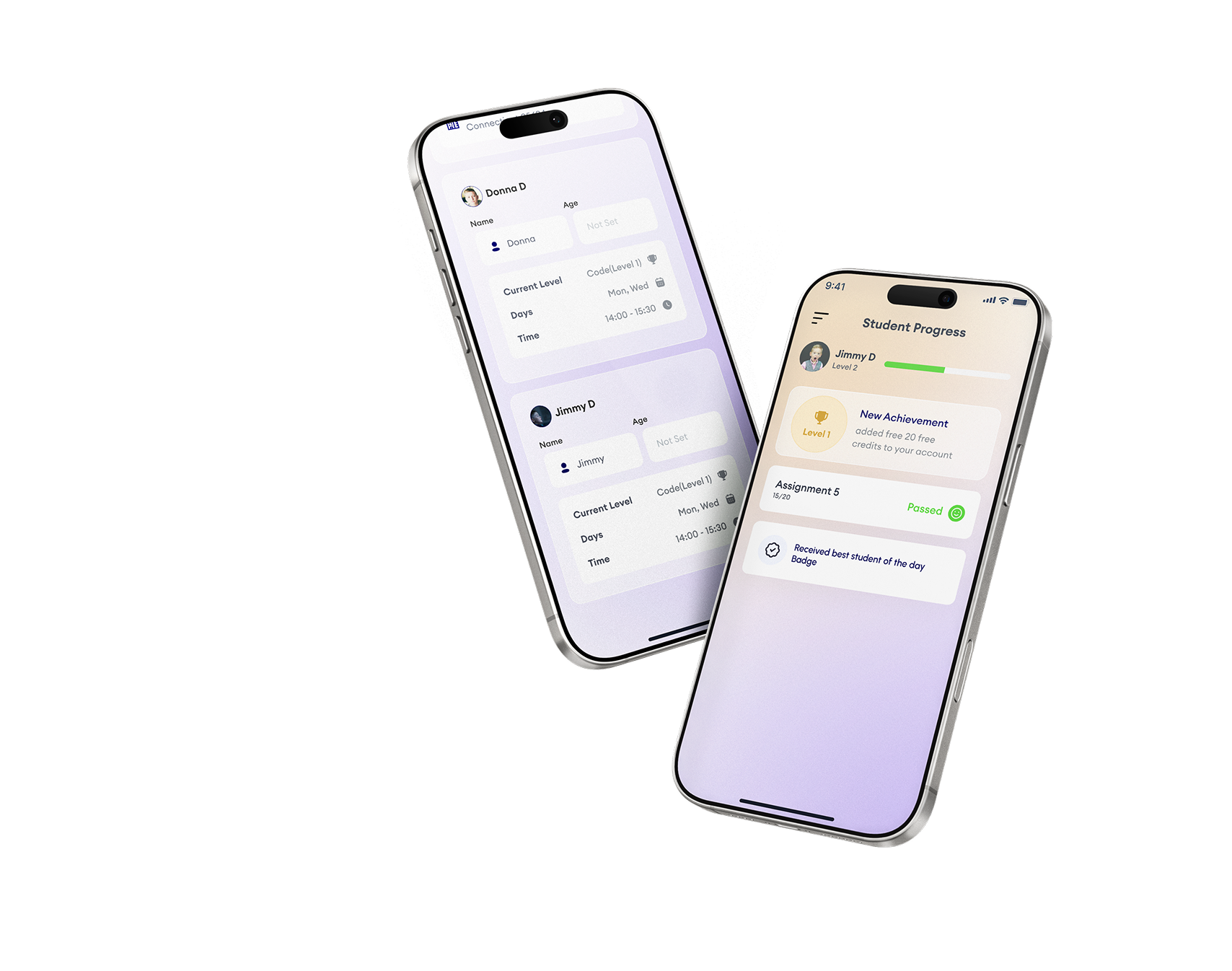 Parent App on iPhone